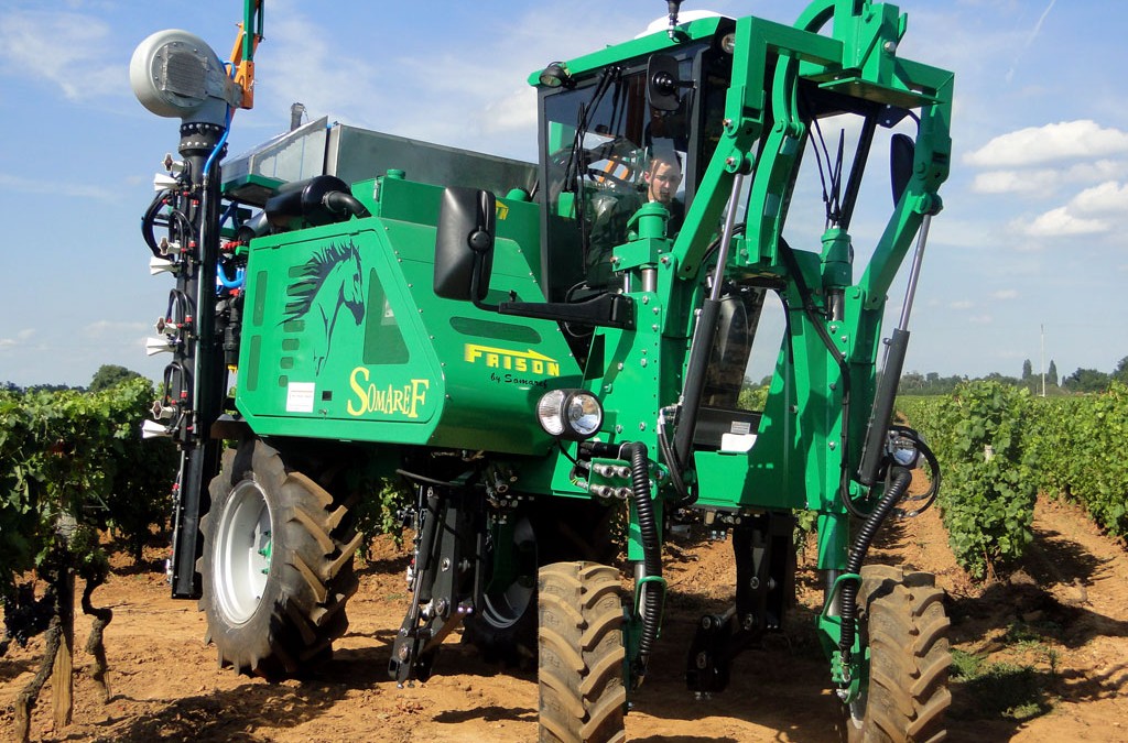 M01 – Multipurpose winegrowing straddle tractor – THE FRISON – self-propelled, vineyard tractor