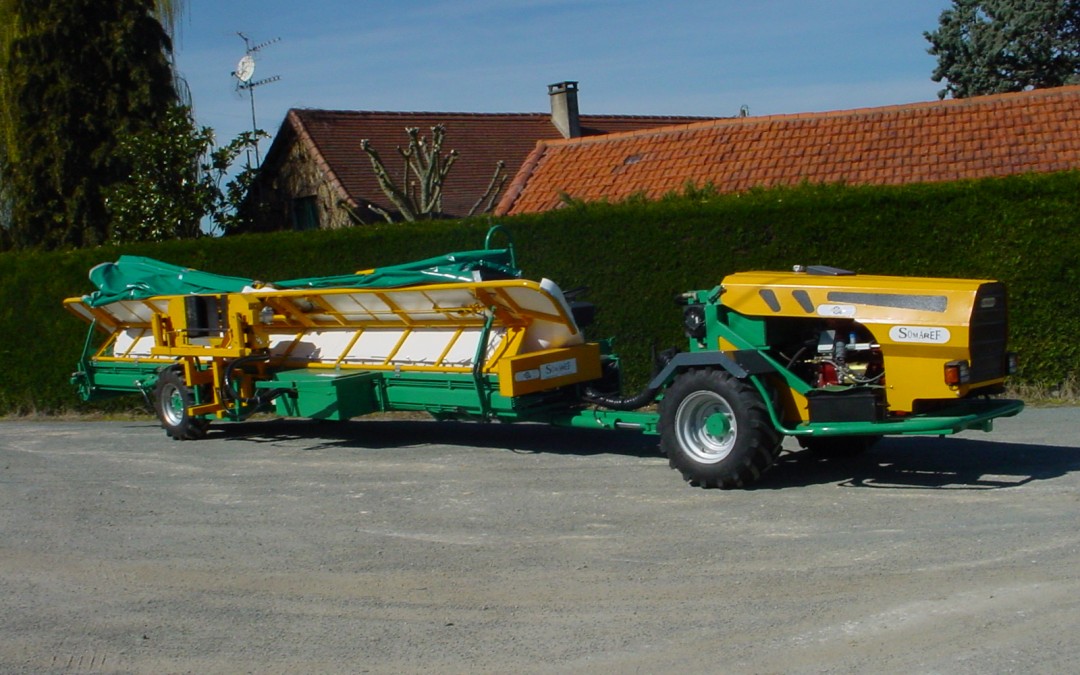 M10 – Remorque de récolte éventail/demi-parapluie – automotrice